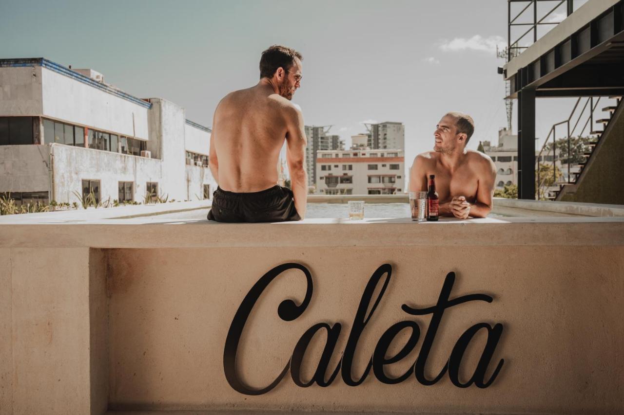 Caleta Hostel Rooftop & Pool Cancún Kültér fotó